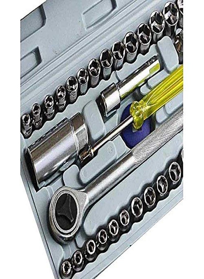 SEASPIRIT 40Pcs/Set Wrench Set | Car Sleeve Combination Car Screw Removal Installation Tool | Home Garage Workshop Hand Tools | Combination Wrench Sockets Adapter | Emergency Tool - Image 5